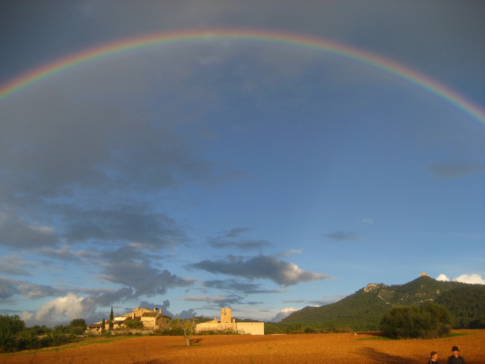 Regenbogen vor St. Salvador